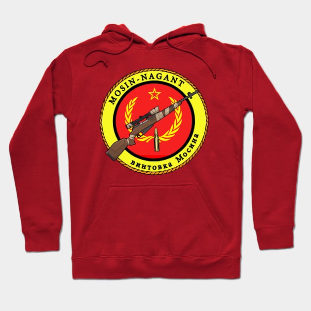 MOSIN NAGANT LOGO Hoodie by theanomalius_merch